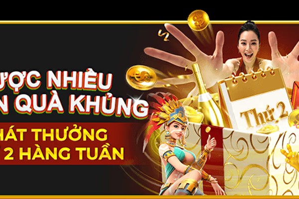 Khuyến mãi nạp tiền hàng ngày và hàng tuần với các cọc tiền